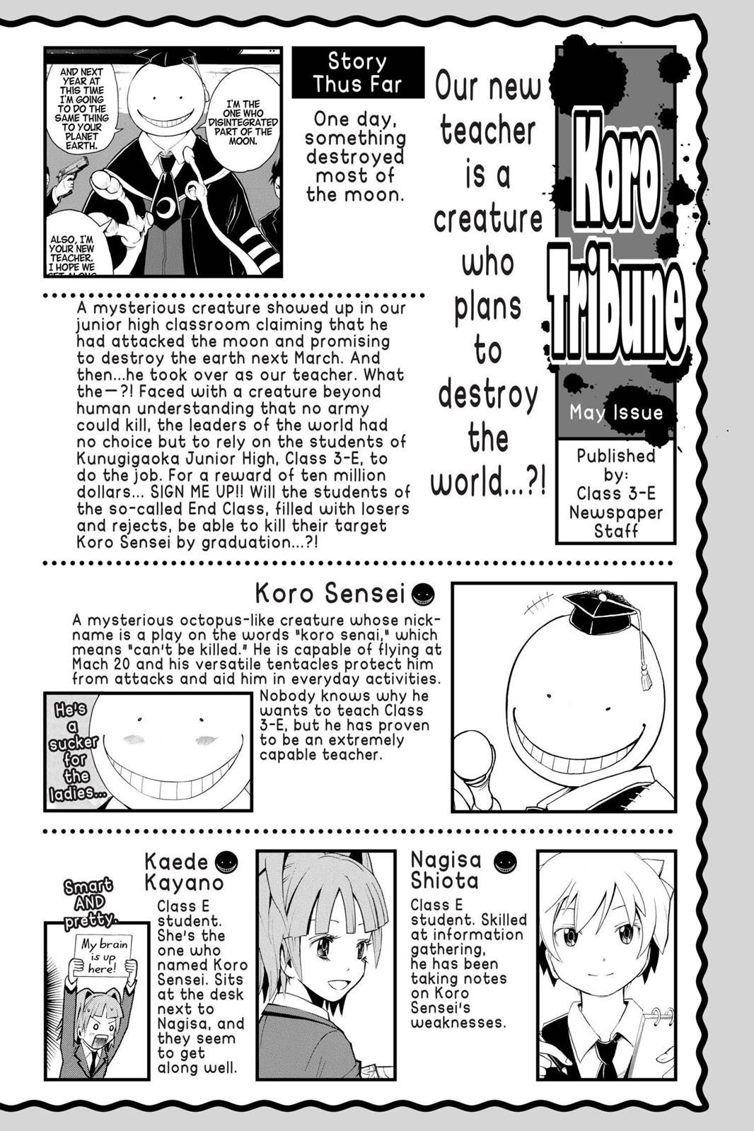 Read Assassination Classroom EN Manga Online