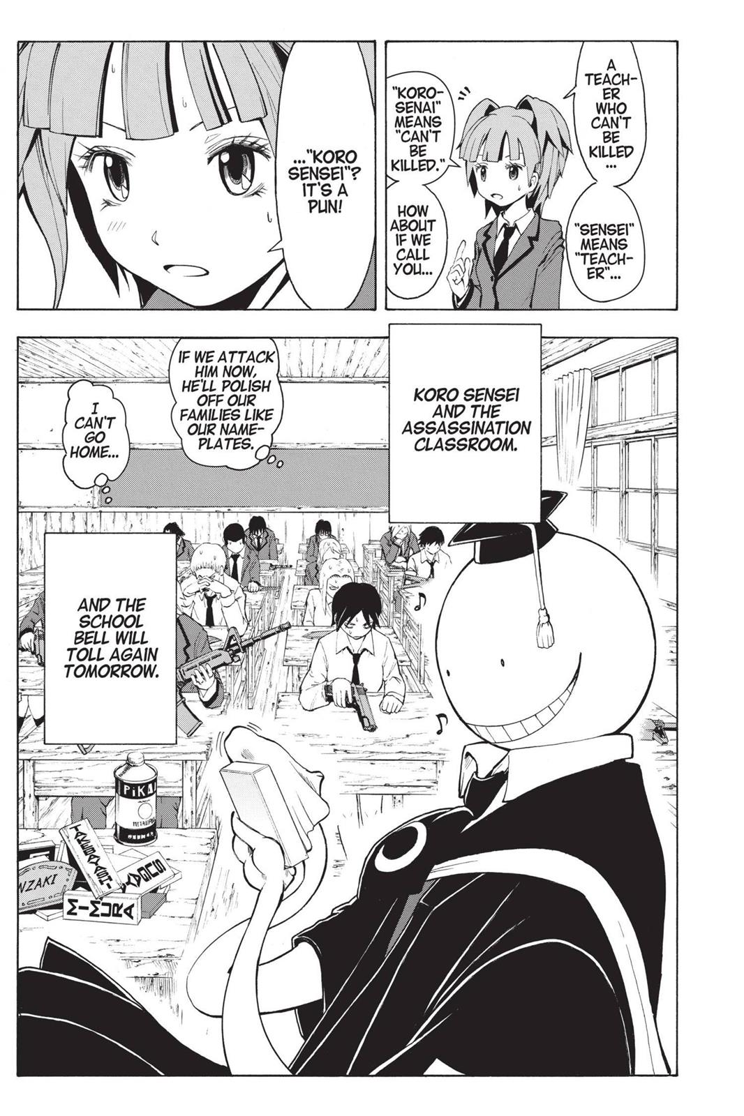 Read Assassination Classroom EN Manga Online