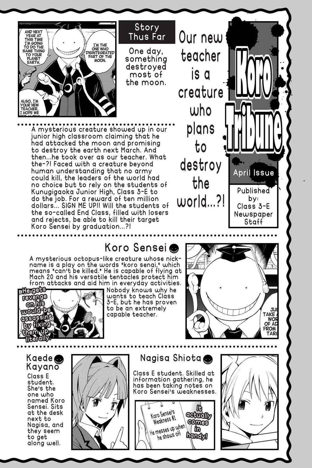 Read Assassination Classroom EN Manga Online