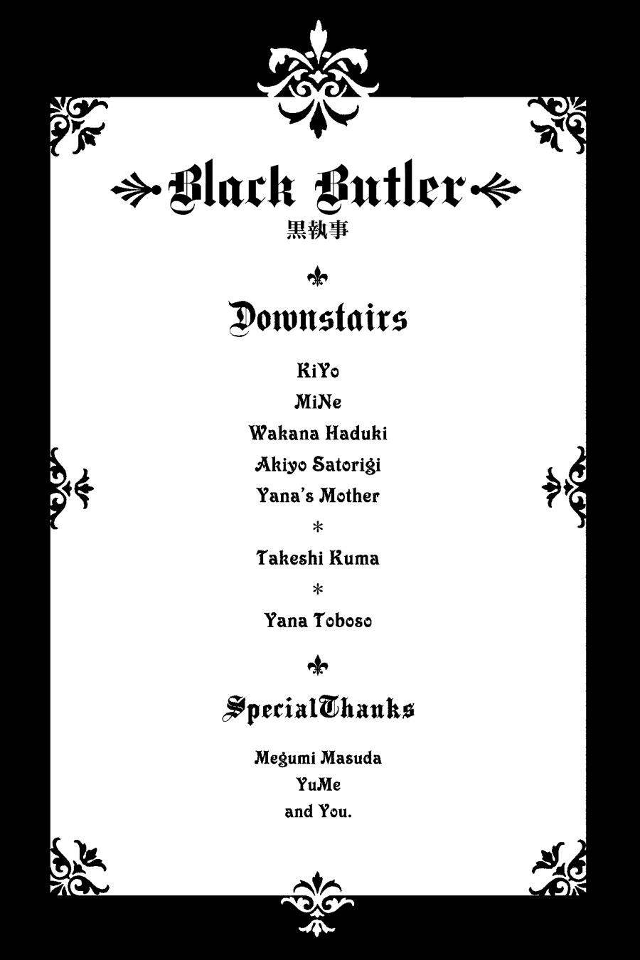 Read Black Butler EN Manga Online