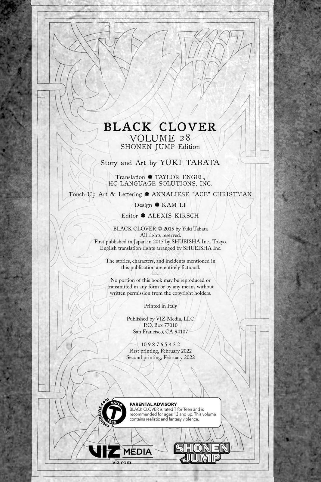 Read Black Clover EN Manga Online