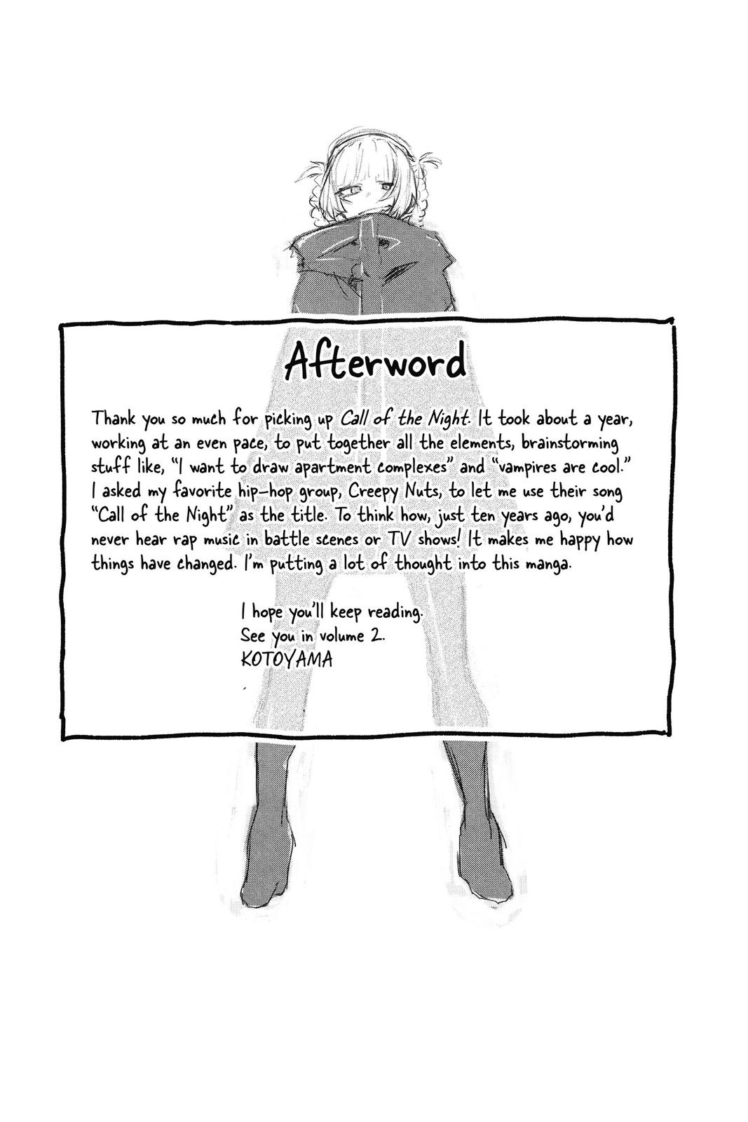 Read Call of the Night EN Manga Online
