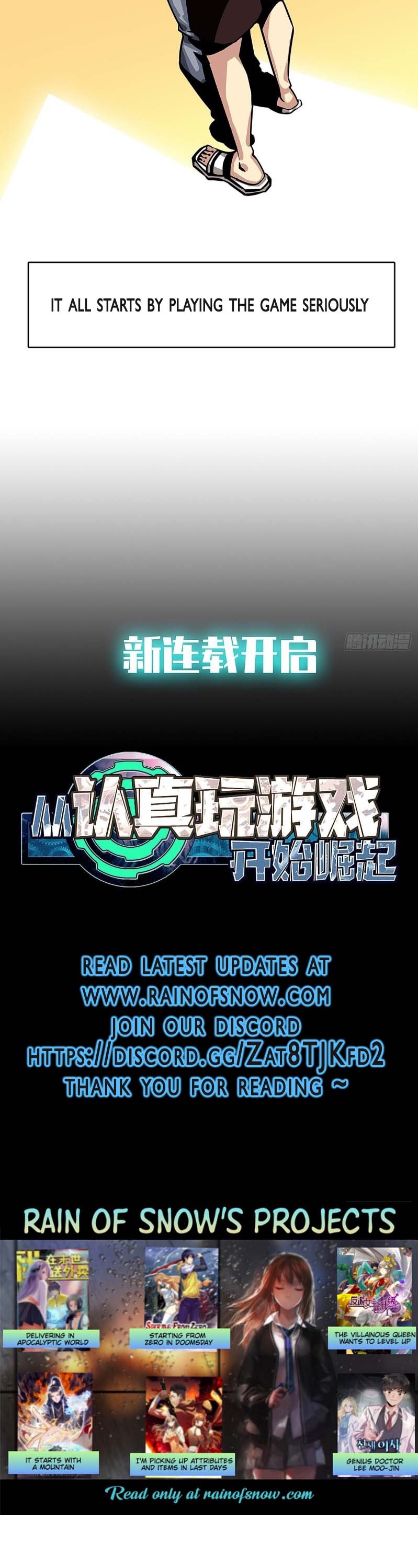 Read Cong Renzhen Wan Youxi Kaishi Jueqi EN Manga Online