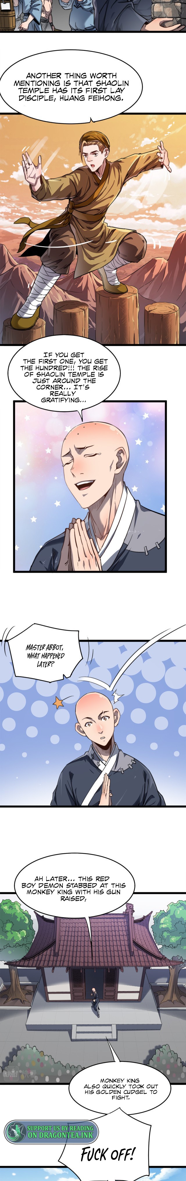 Read Dazao Yi Jie Zui Qiang Shaolin Si EN Manga Online