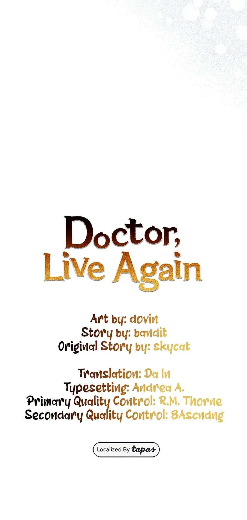 Read Doctor, Live Again EN Manga Online