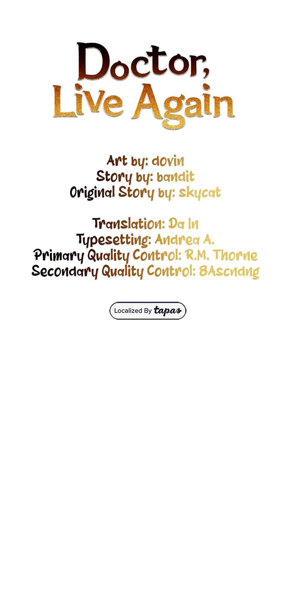 Read Doctor, Live Again EN Manga Online