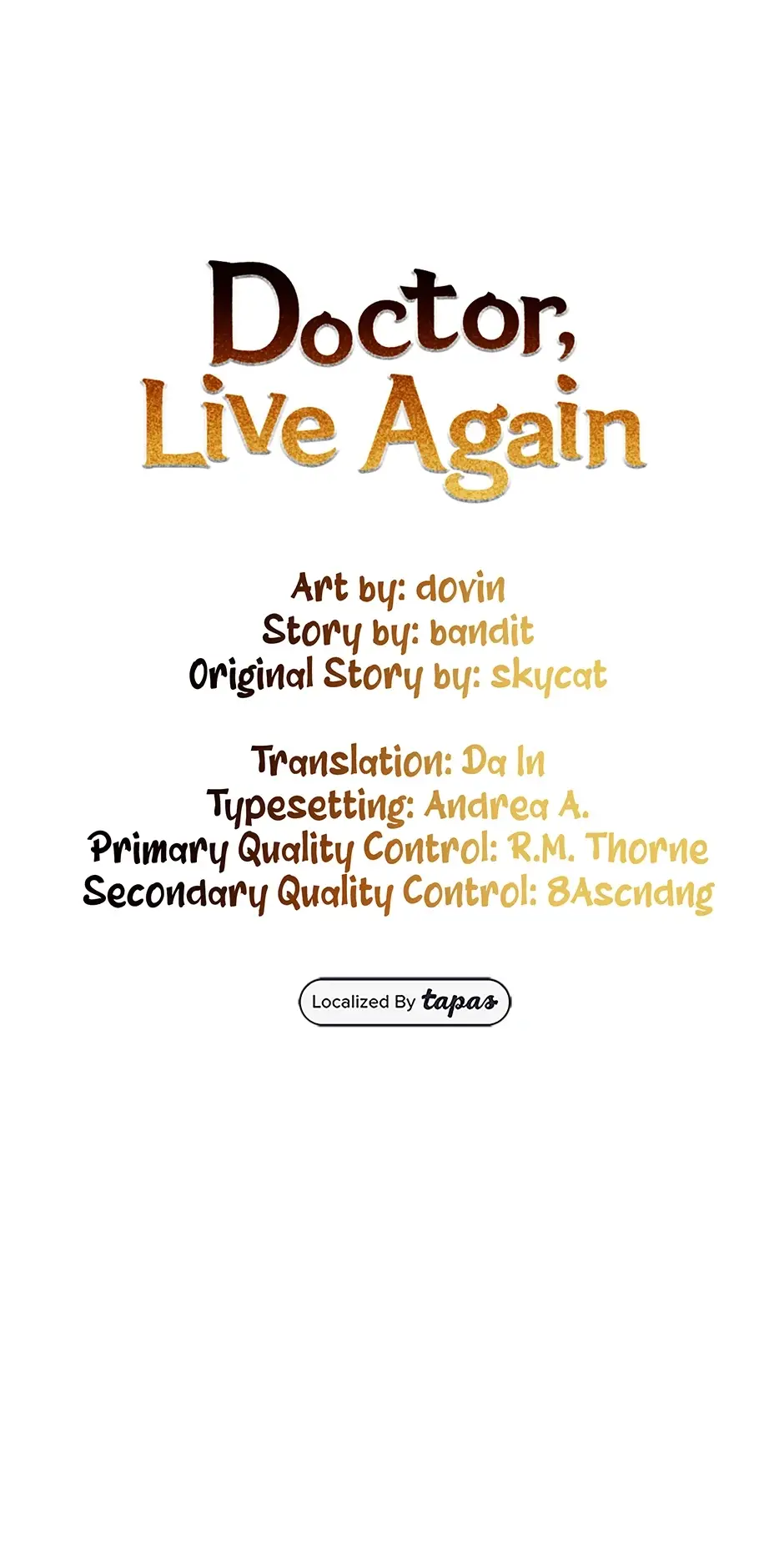 Read Doctor, Live Again EN Manga Online