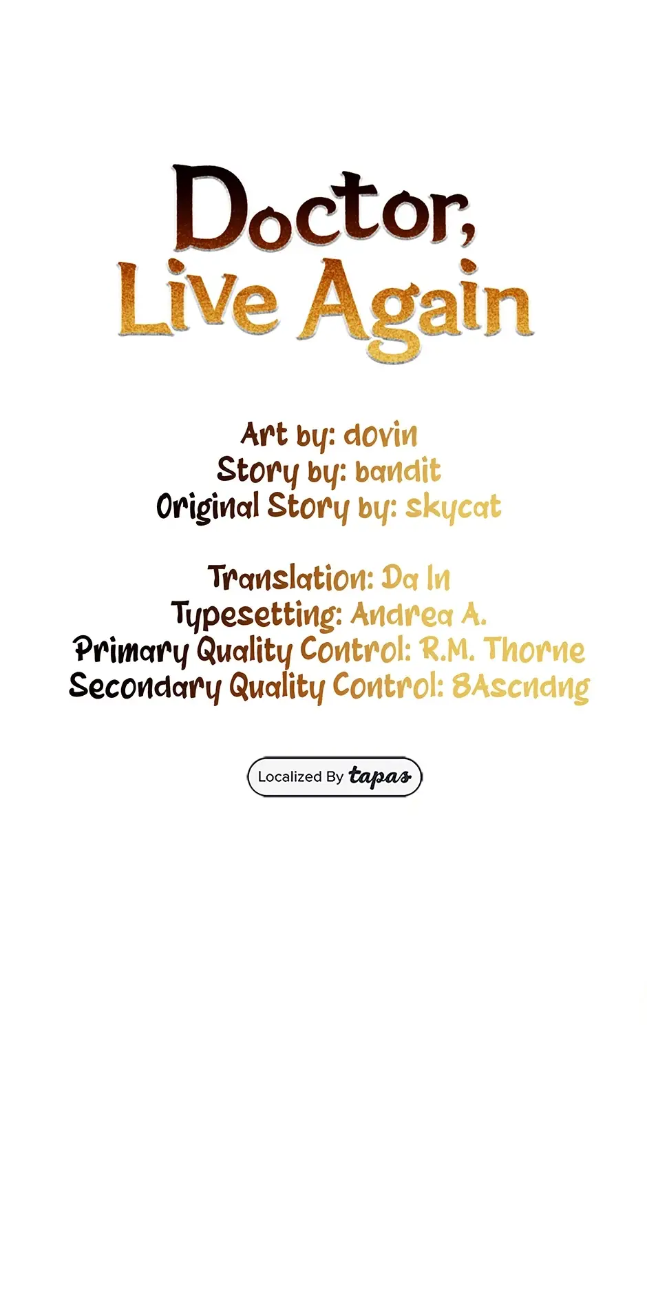 Read Doctor, Live Again EN Manga Online