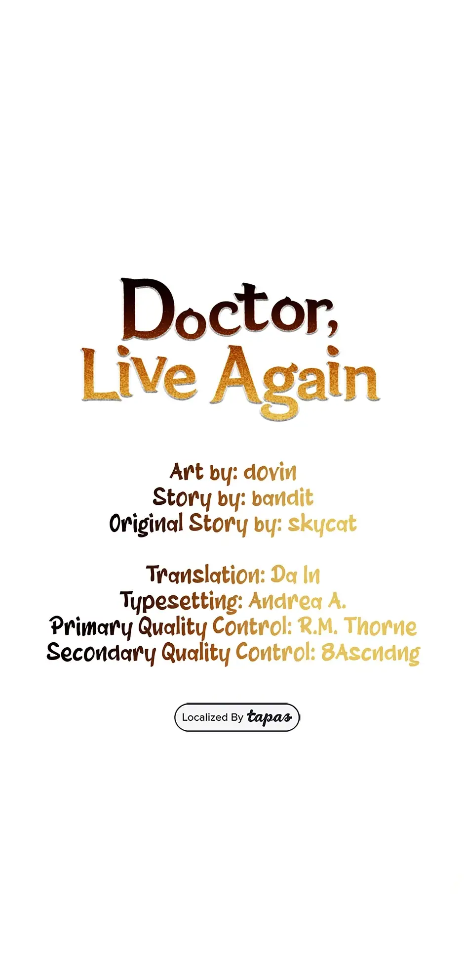 Read Doctor, Live Again EN Manga Online