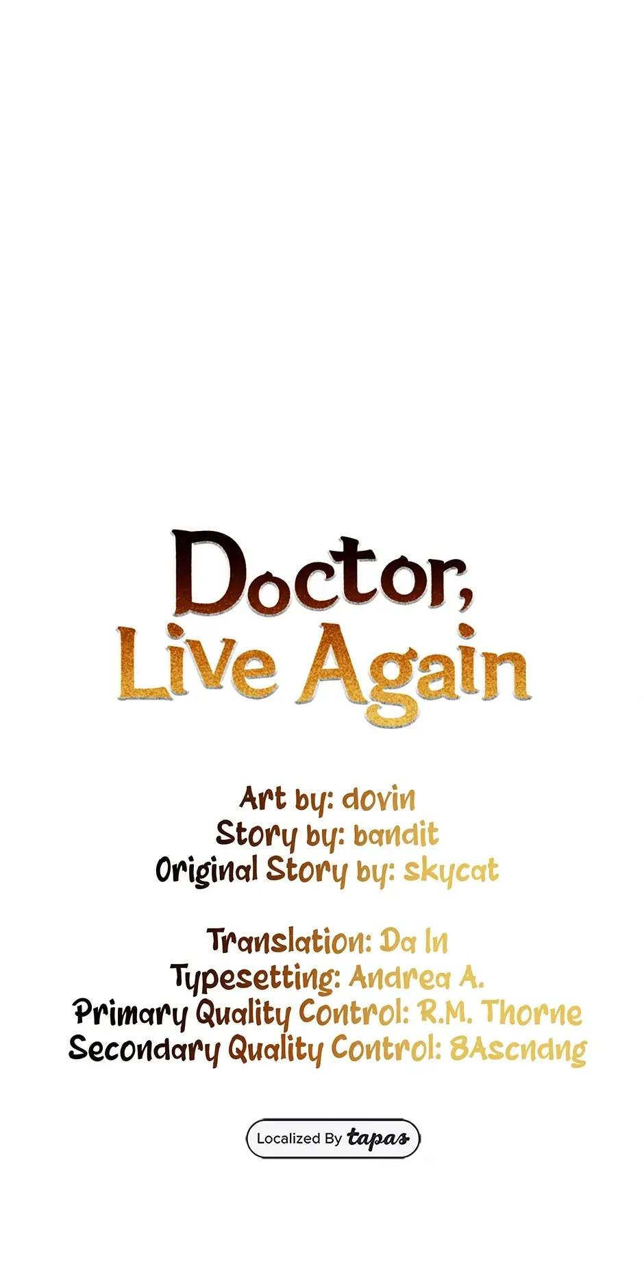 Read Doctor, Live Again EN Manga Online
