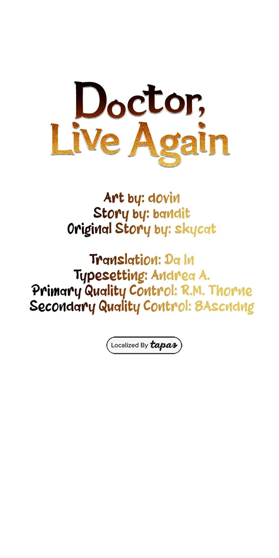 Read Doctor, Live Again EN Manga Online