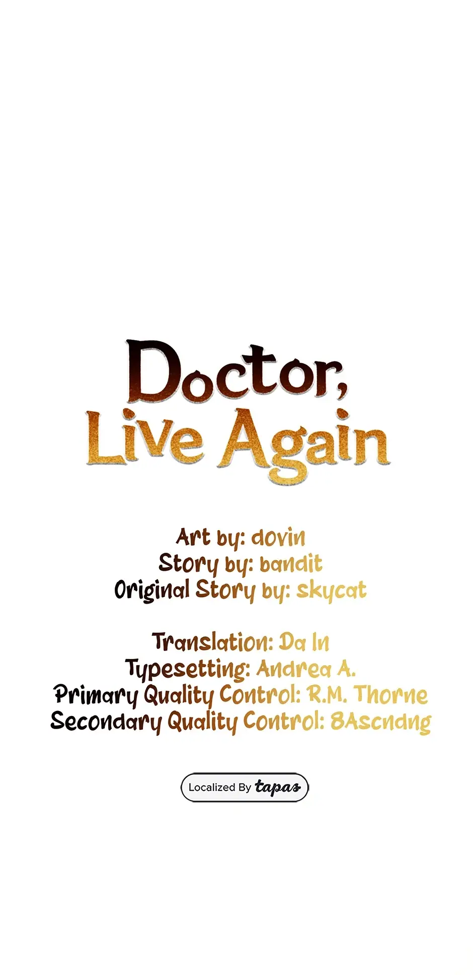 Read Doctor, Live Again EN Manga Online