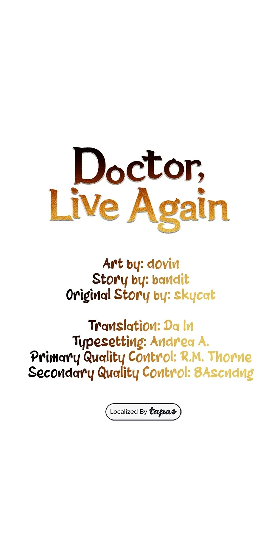 Read Doctor, Live Again EN Manga Online