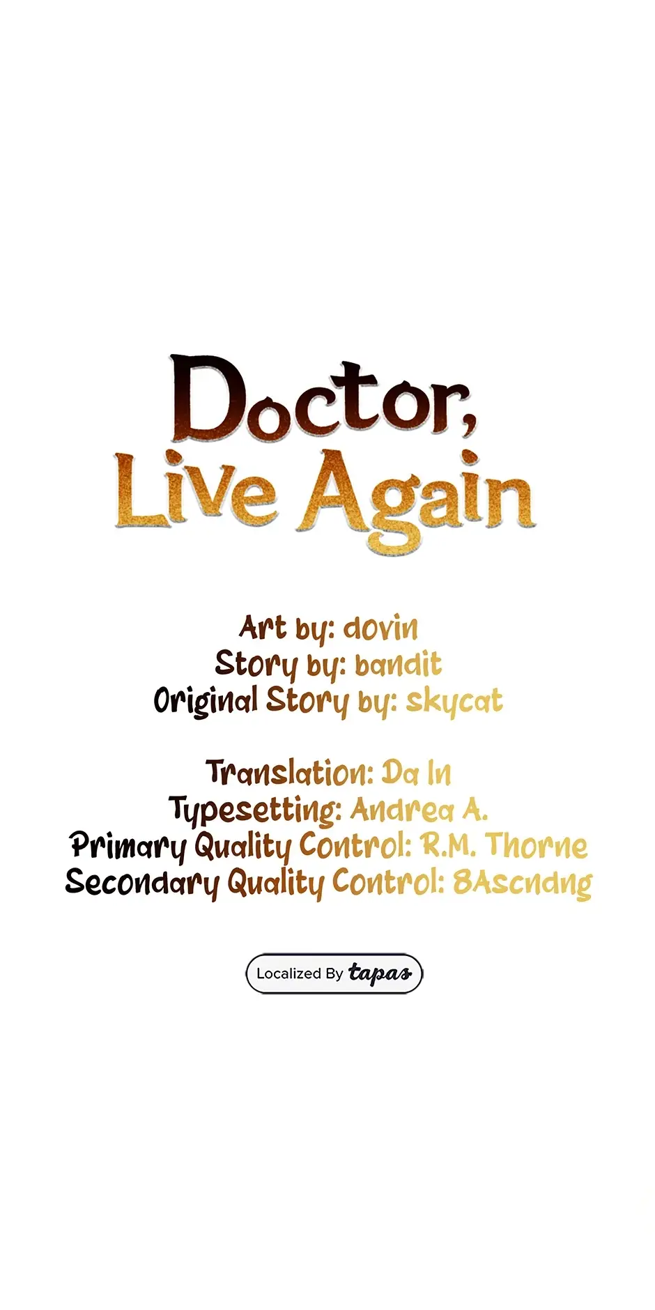 Read Doctor, Live Again EN Manga Online