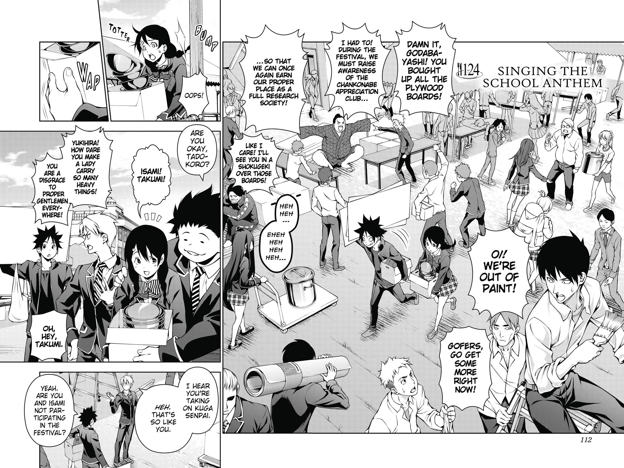 Read Food Wars! Shokugeki no Soma EN Manga Online