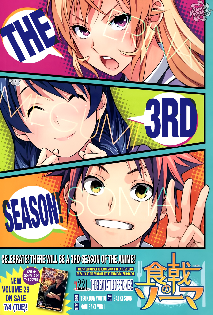 Read Food Wars! Shokugeki no Soma EN Manga Online