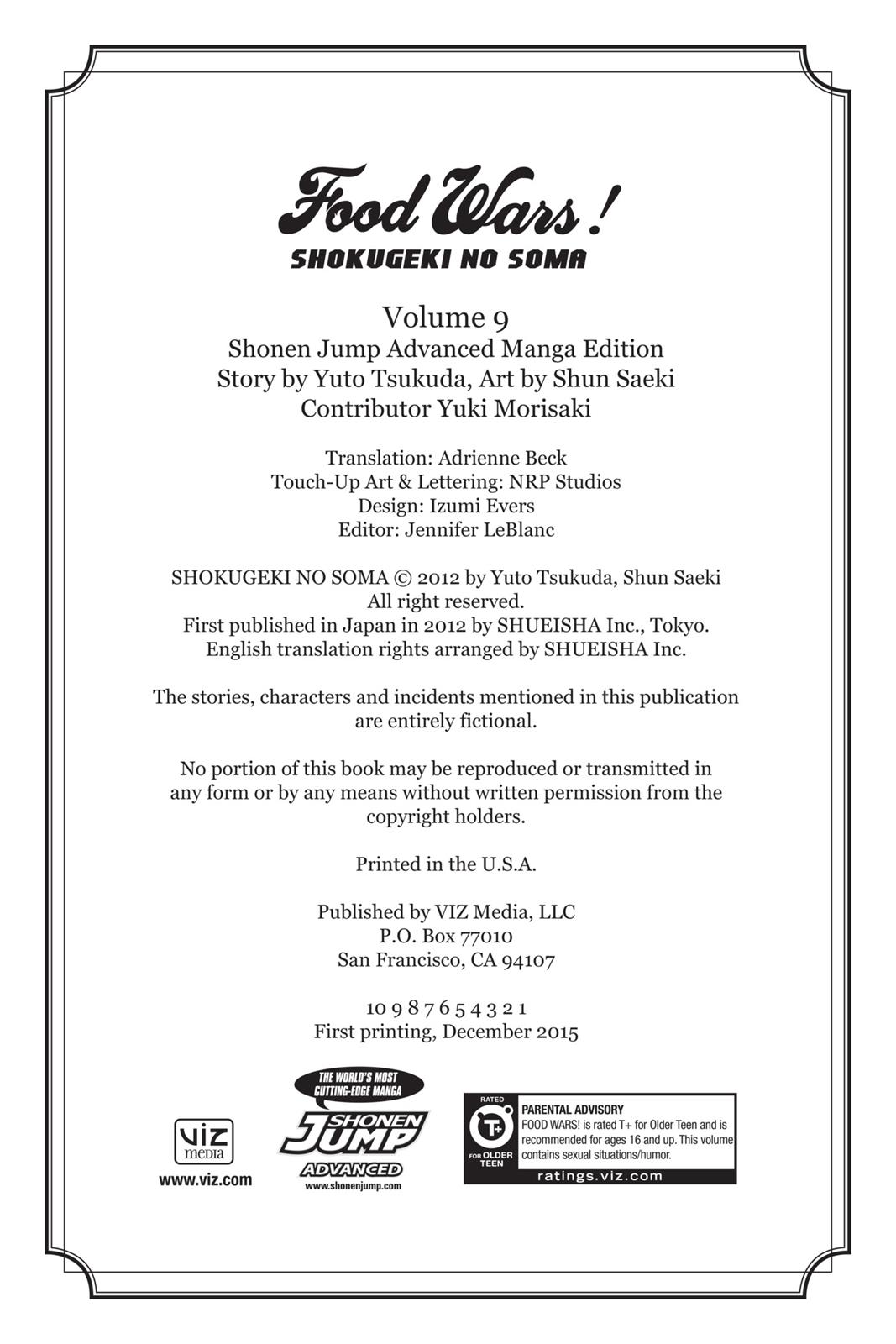 Read Food Wars! Shokugeki no Soma EN Manga Online