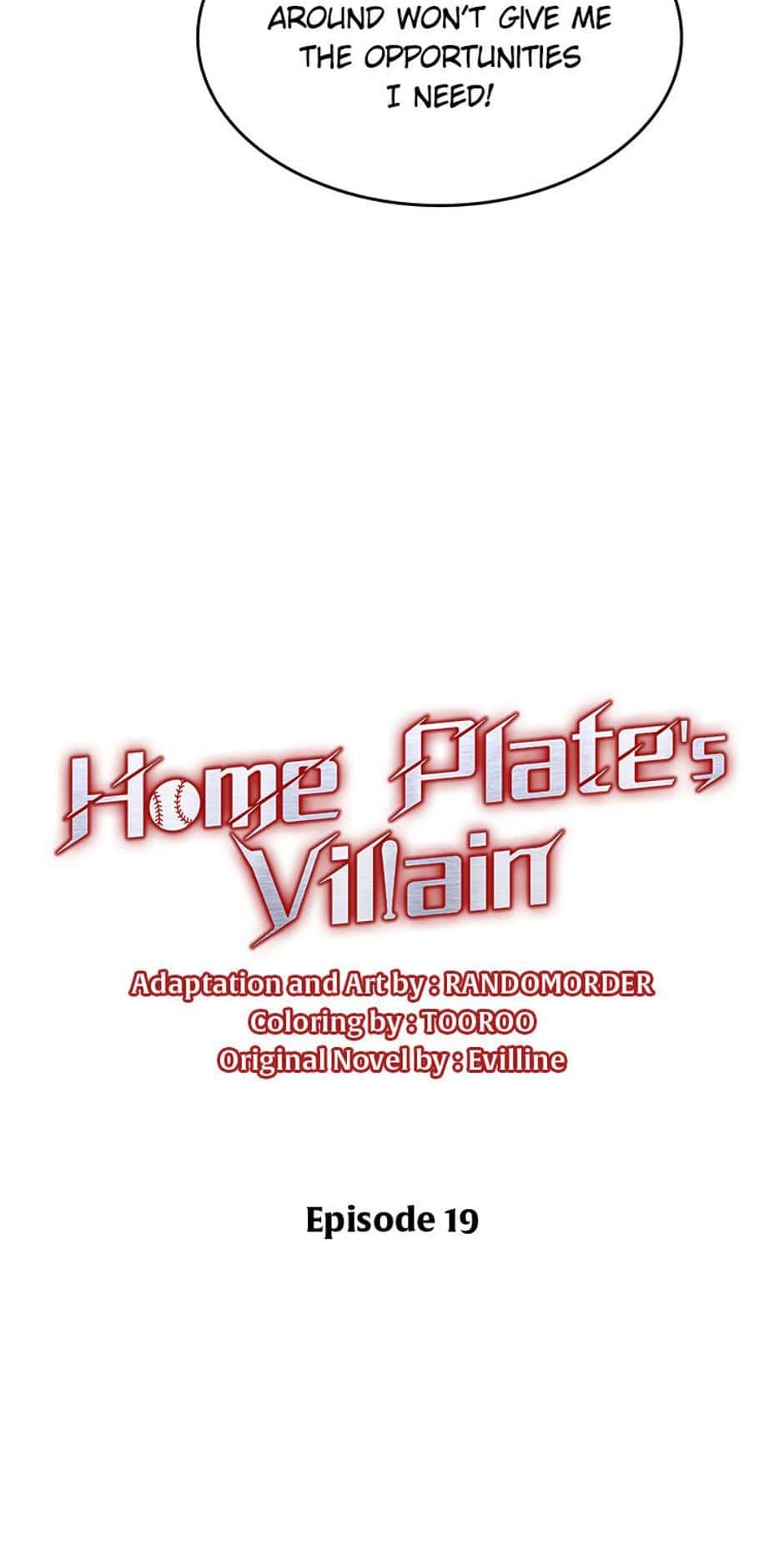 Read Home Plate's Villain EN Manga Online