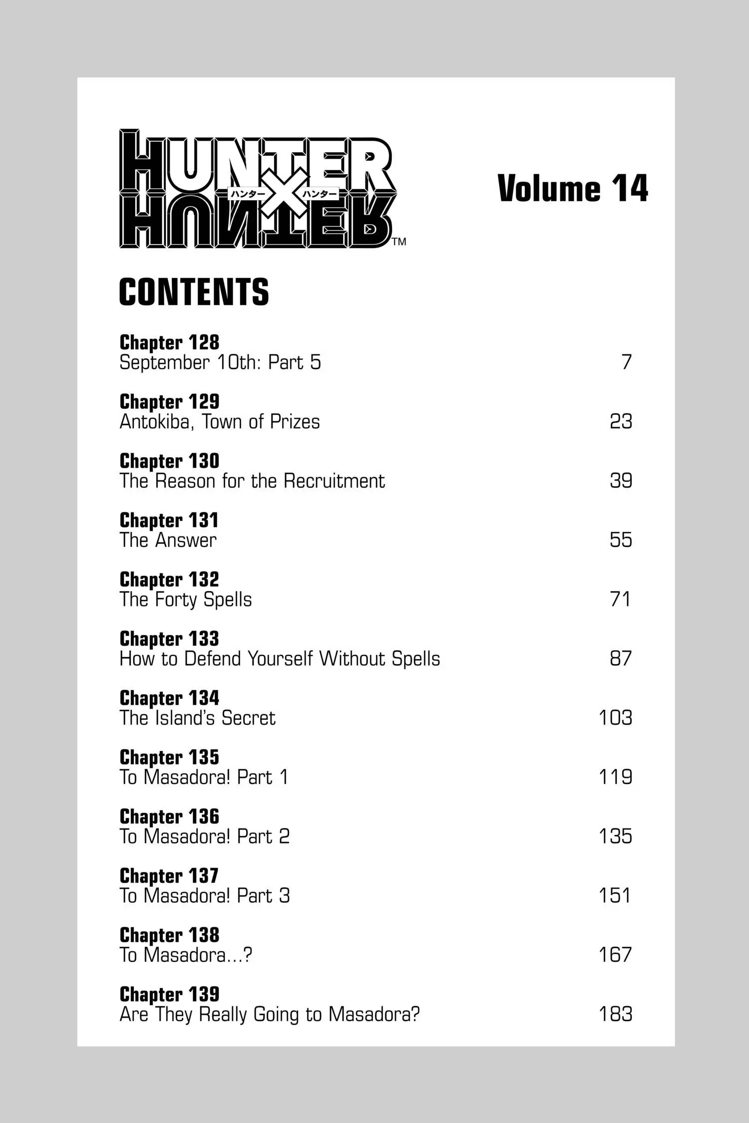Read Hunter x Hunter EN Manga Online