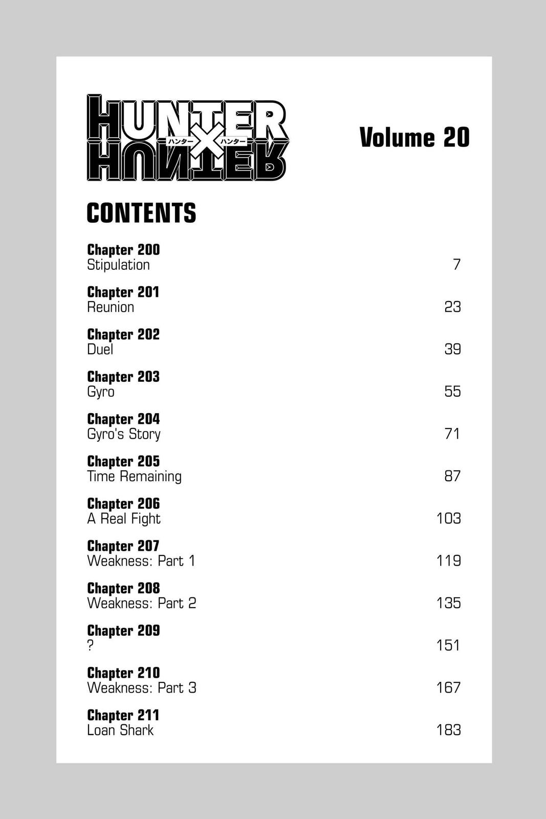 Read Hunter x Hunter EN Manga Online