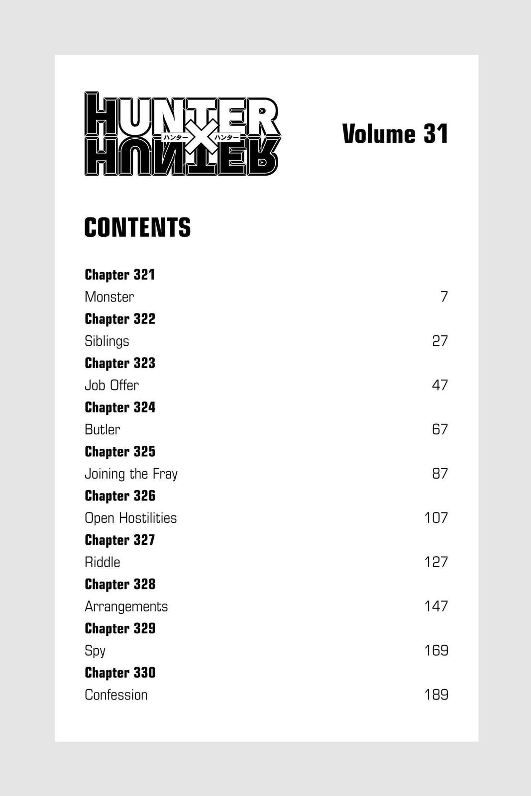 Read Hunter x Hunter EN Manga Online