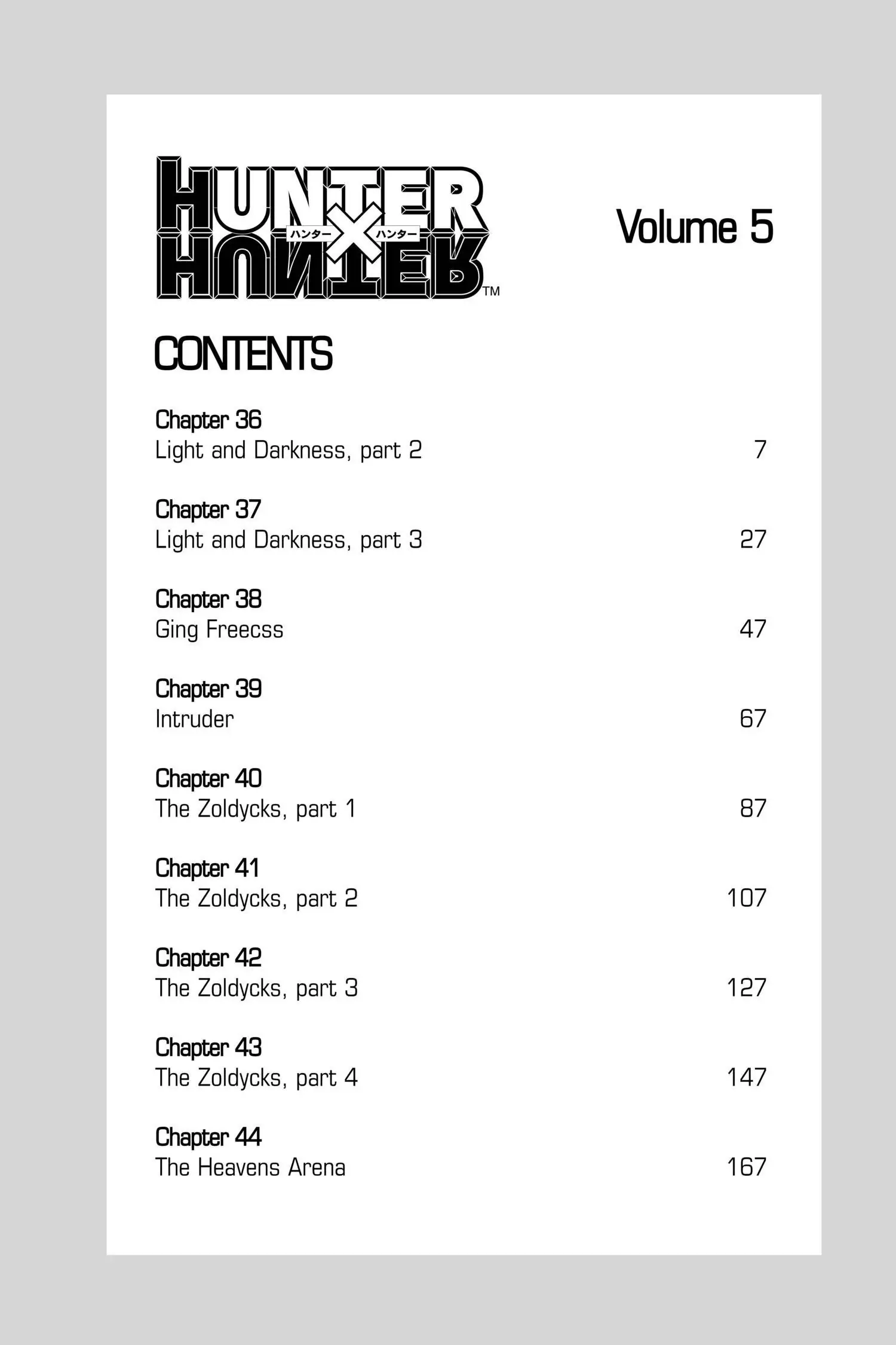 Read Hunter x Hunter EN Manga Online