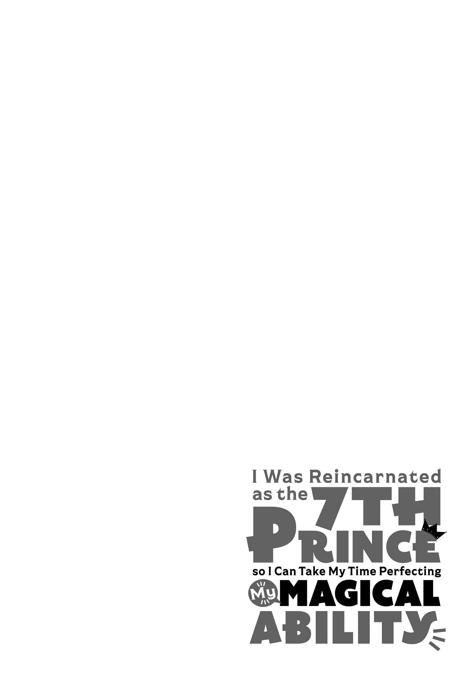 Read I Was Reincarnated as the 7th Prince so I Can Take My Time Perfecting My Magical Ability EN Manga Online