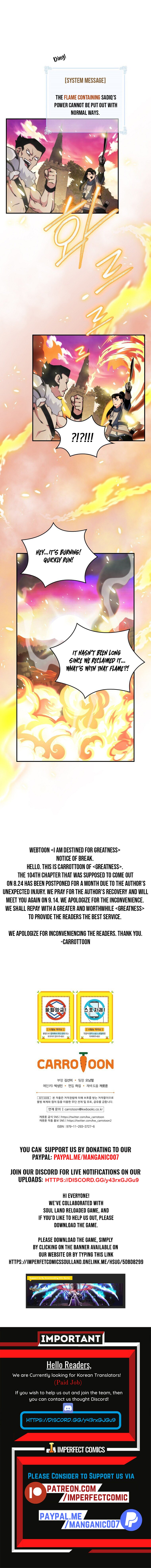 Read I'm Destined to Greatness EN Manga Online