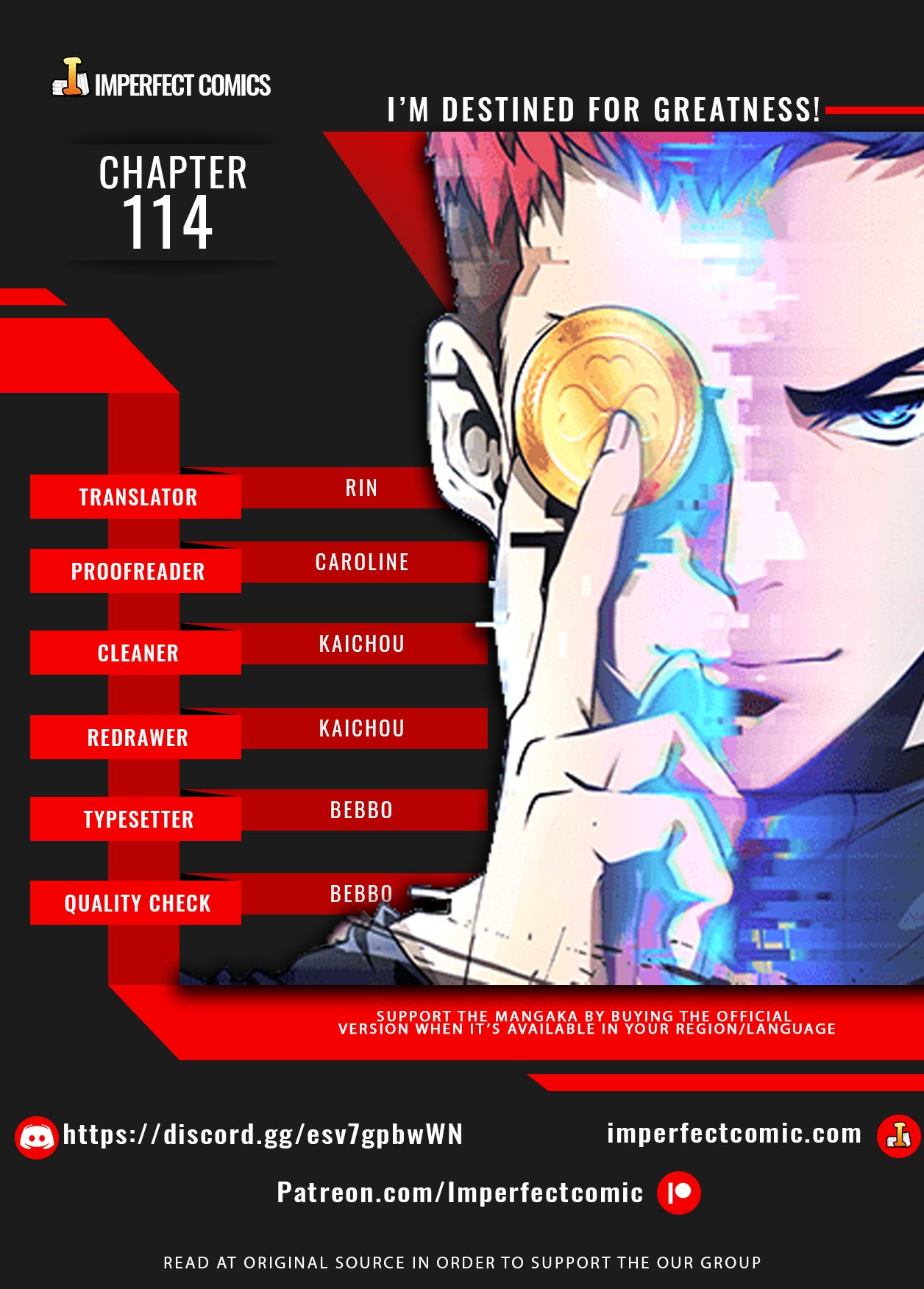 Read I'm Destined to Greatness EN Manga Online