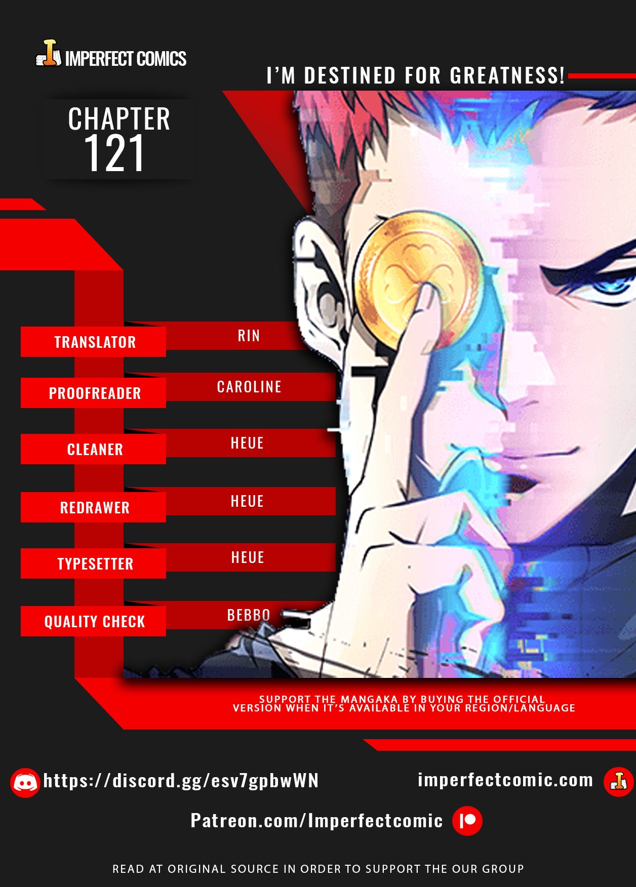 Read I'm Destined to Greatness EN Manga Online
