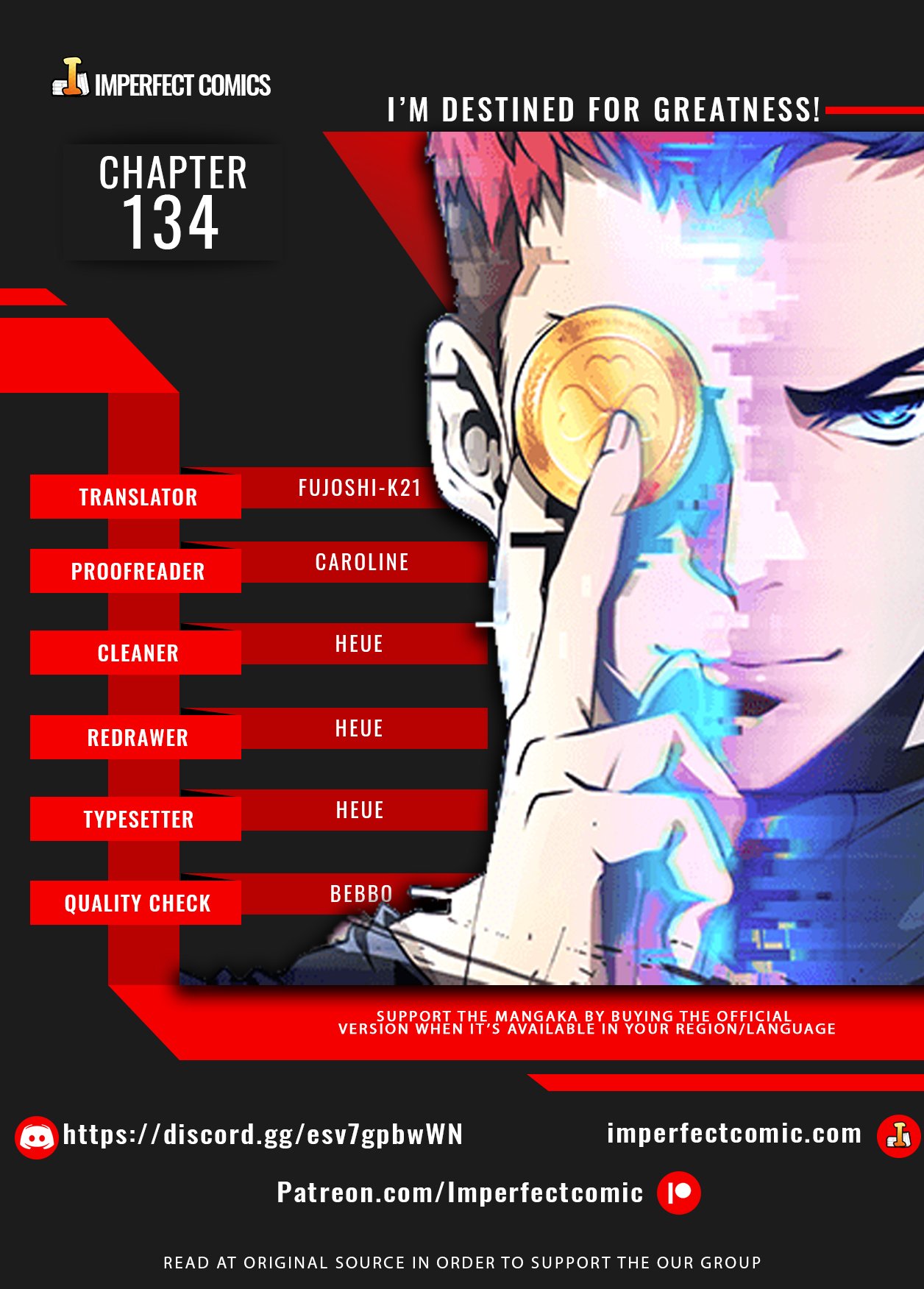 Read I'm Destined to Greatness EN Manga Online