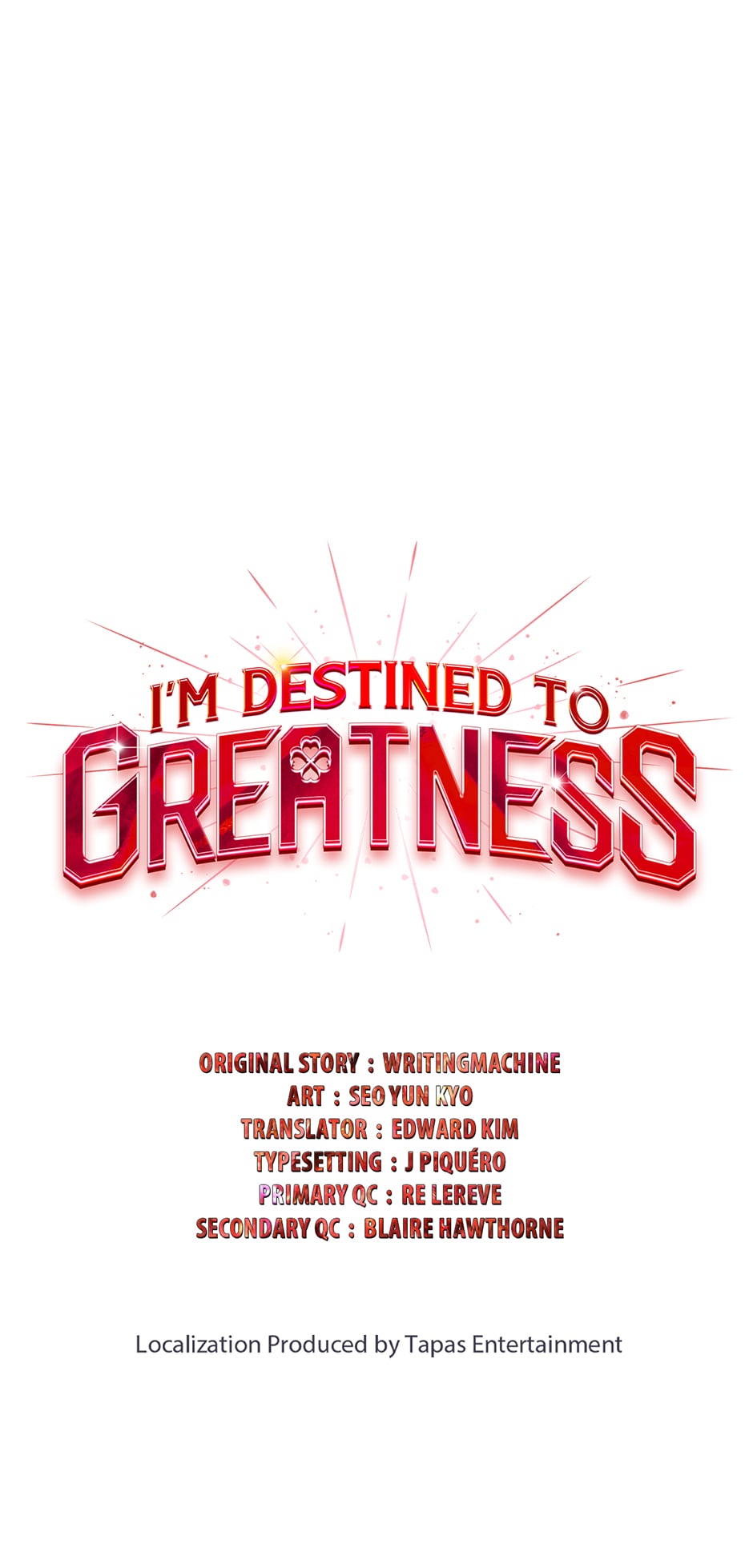 Read I'm Destined to Greatness EN Manga Online