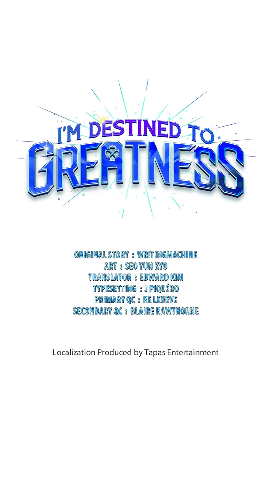 Read I'm Destined to Greatness EN Manga Online