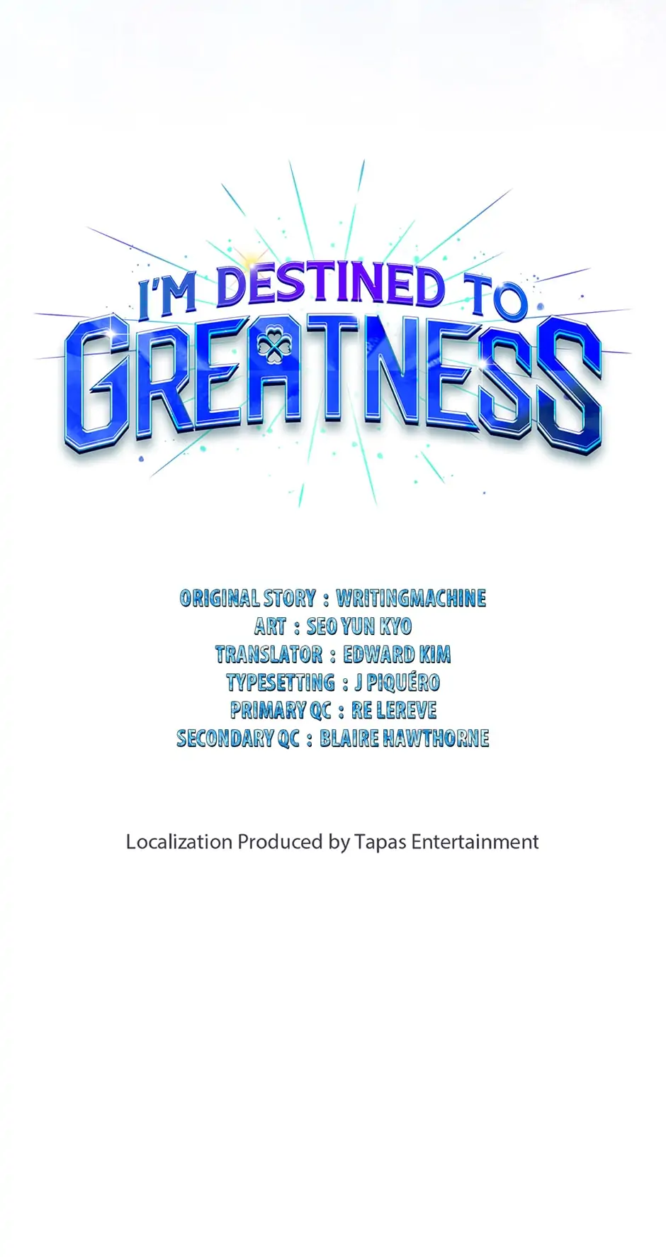 Read I'm Destined to Greatness EN Manga Online