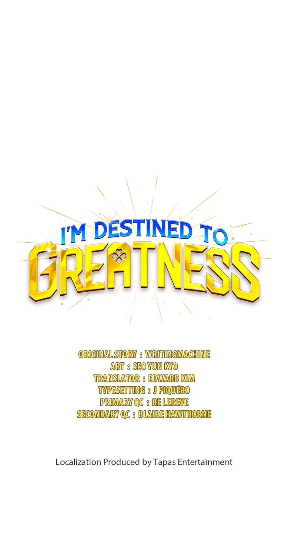 Read I'm Destined to Greatness EN Manga Online