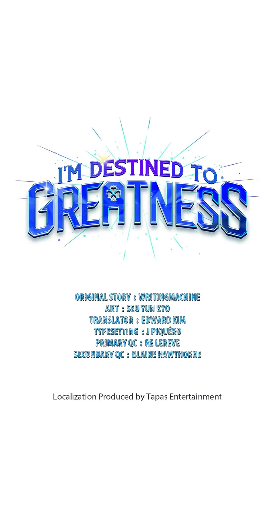 Read I'm Destined to Greatness EN Manga Online