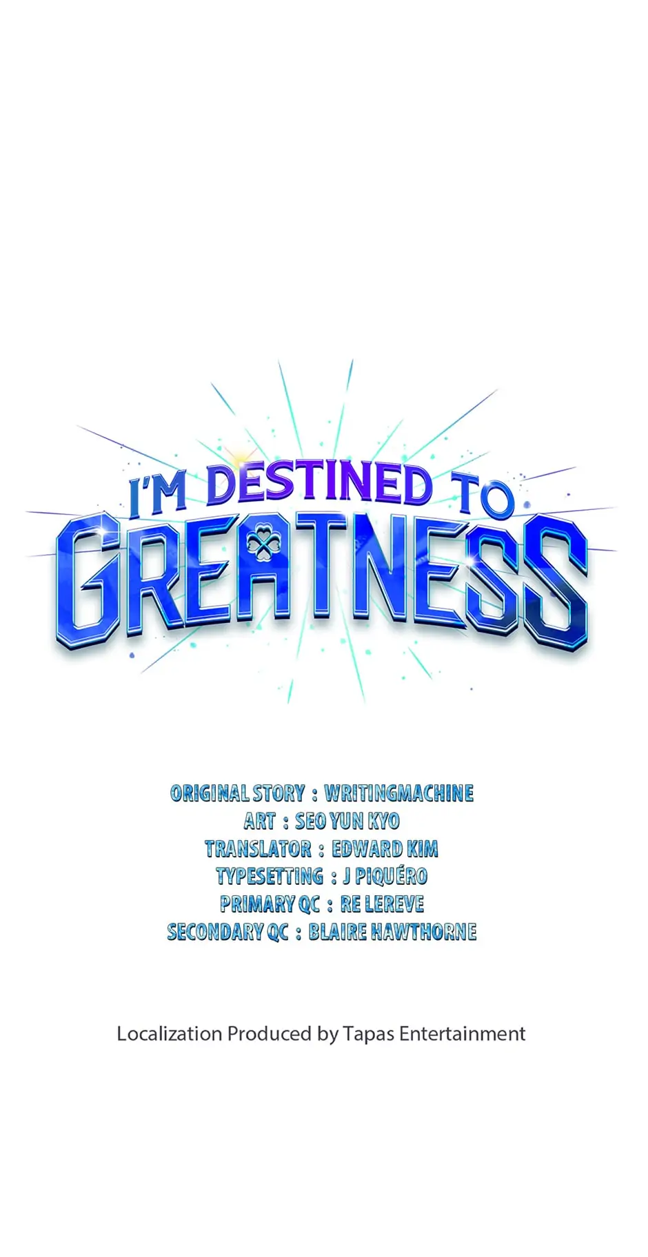 Read I'm Destined to Greatness EN Manga Online