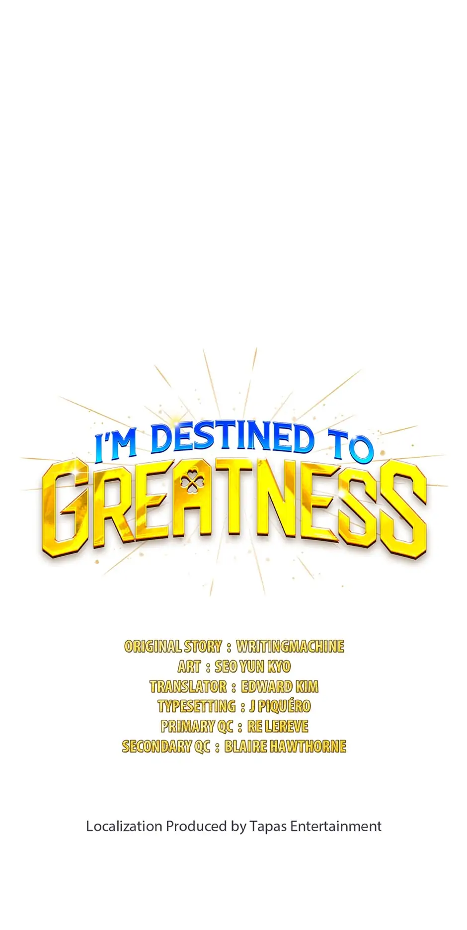 Read I'm Destined to Greatness EN Manga Online