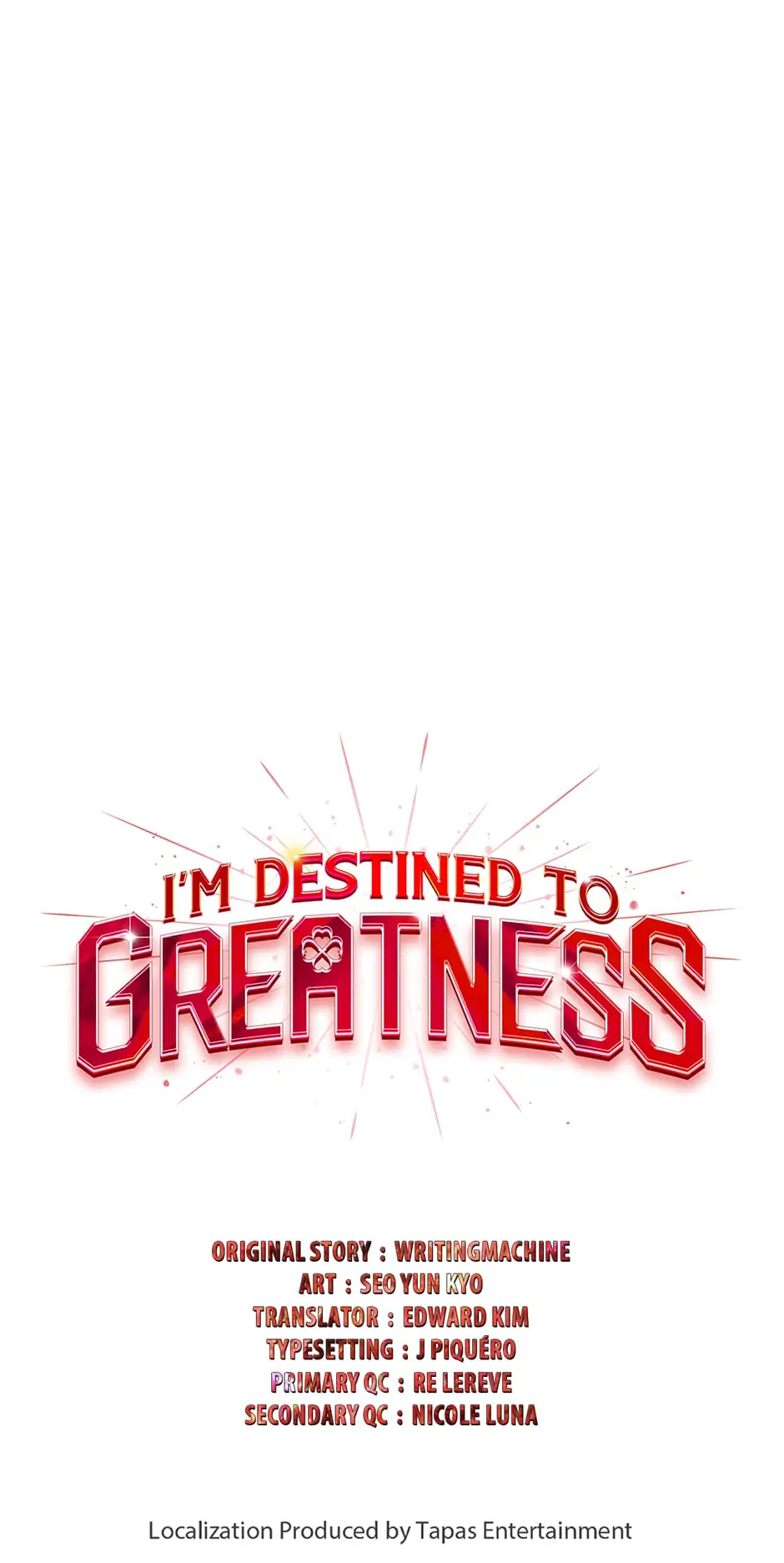 Read I'm Destined to Greatness EN Manga Online