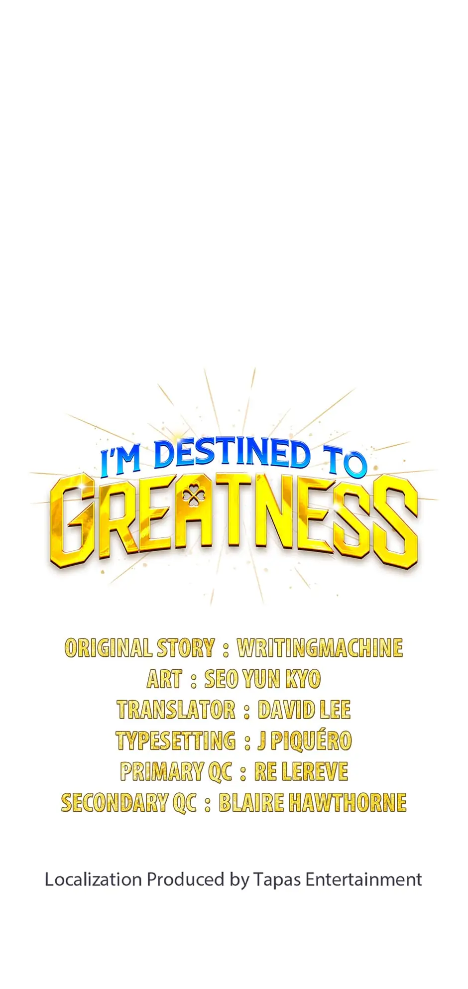 Read I'm Destined to Greatness EN Manga Online