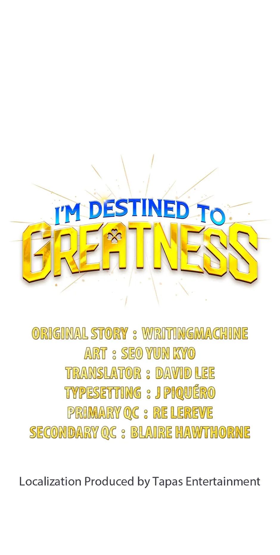 Read I'm Destined to Greatness EN Manga Online