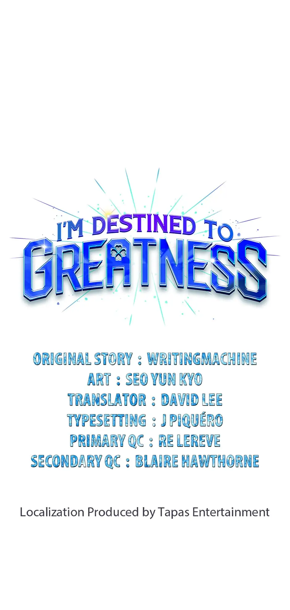 Read I'm Destined to Greatness EN Manga Online