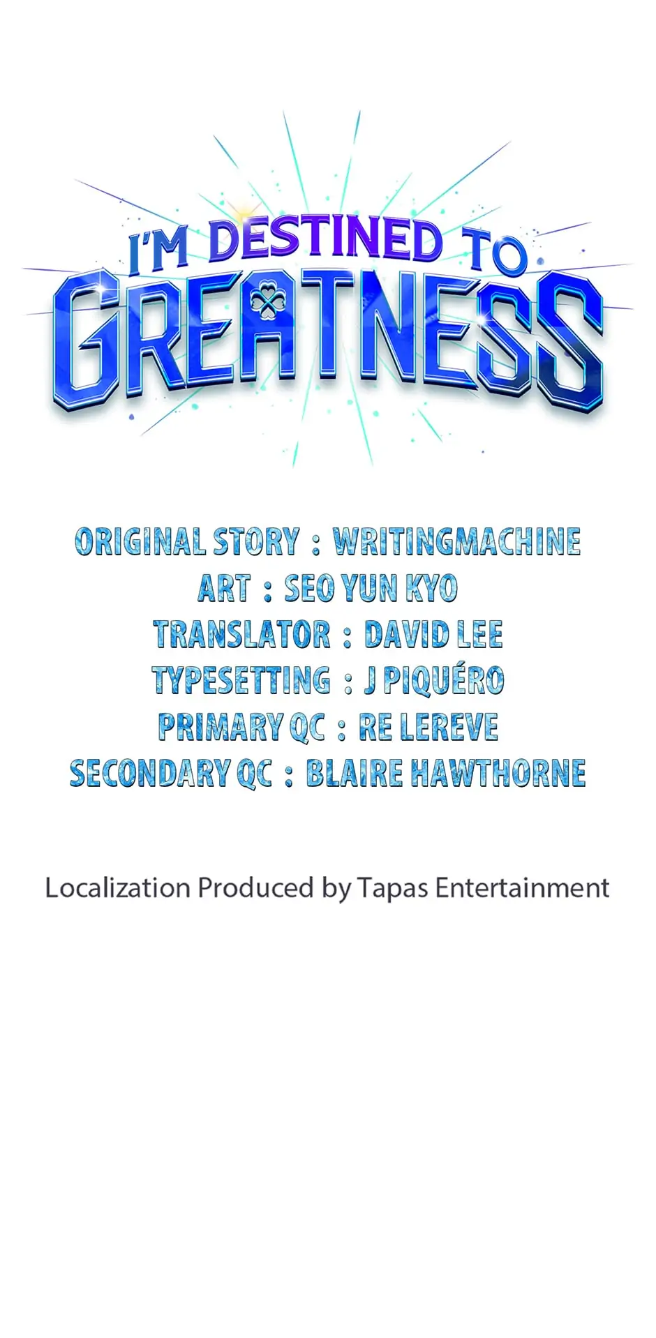 Read I'm Destined to Greatness EN Manga Online
