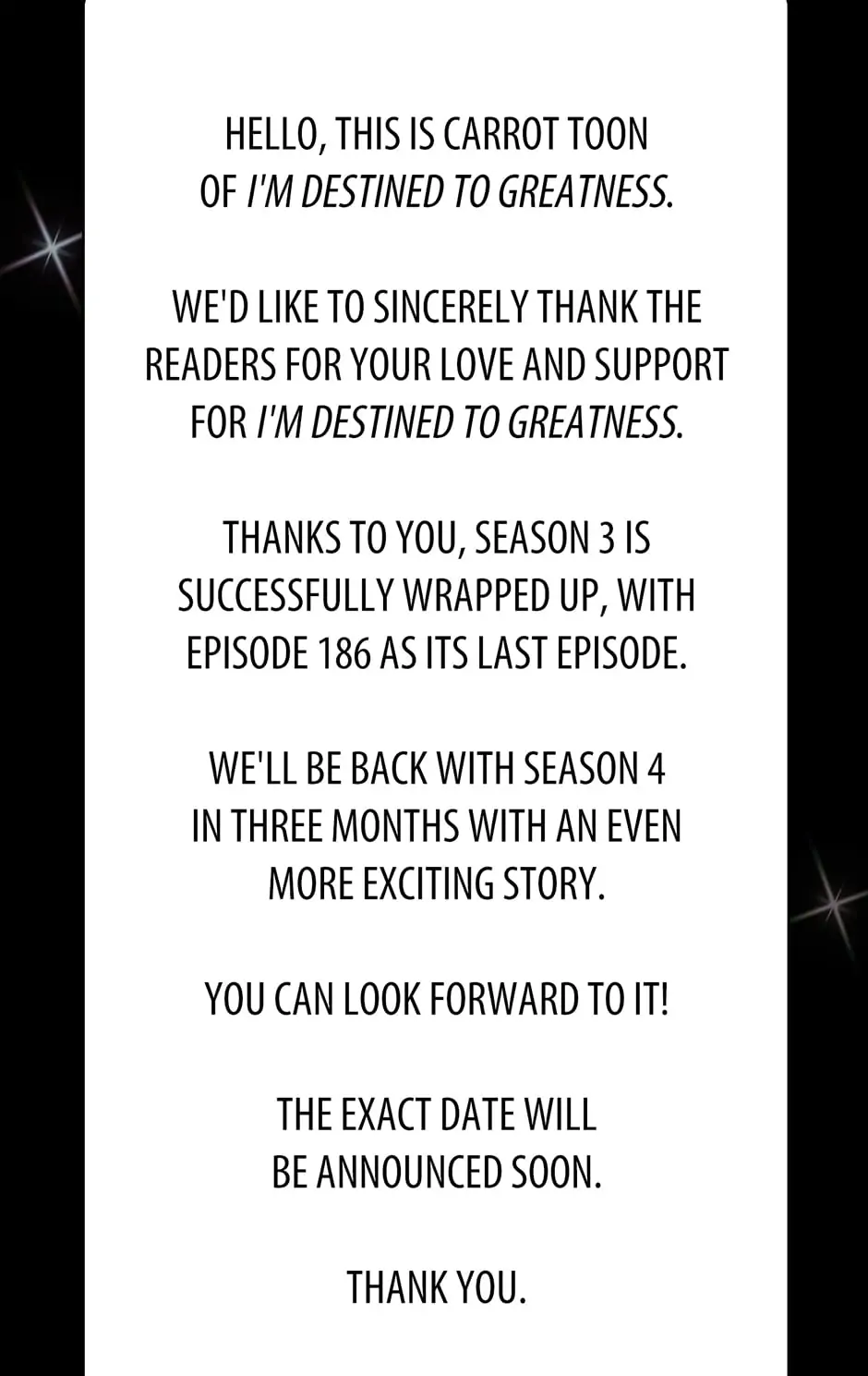 Read I'm Destined to Greatness EN Manga Online