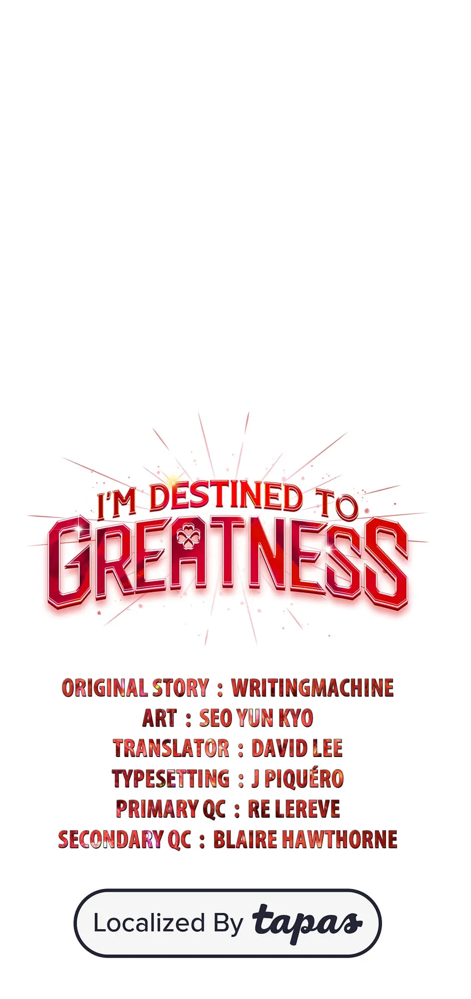 Read I'm Destined to Greatness EN Manga Online