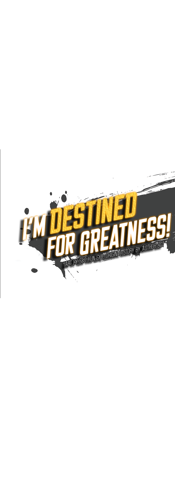 Read I'm Destined to Greatness EN Manga Online