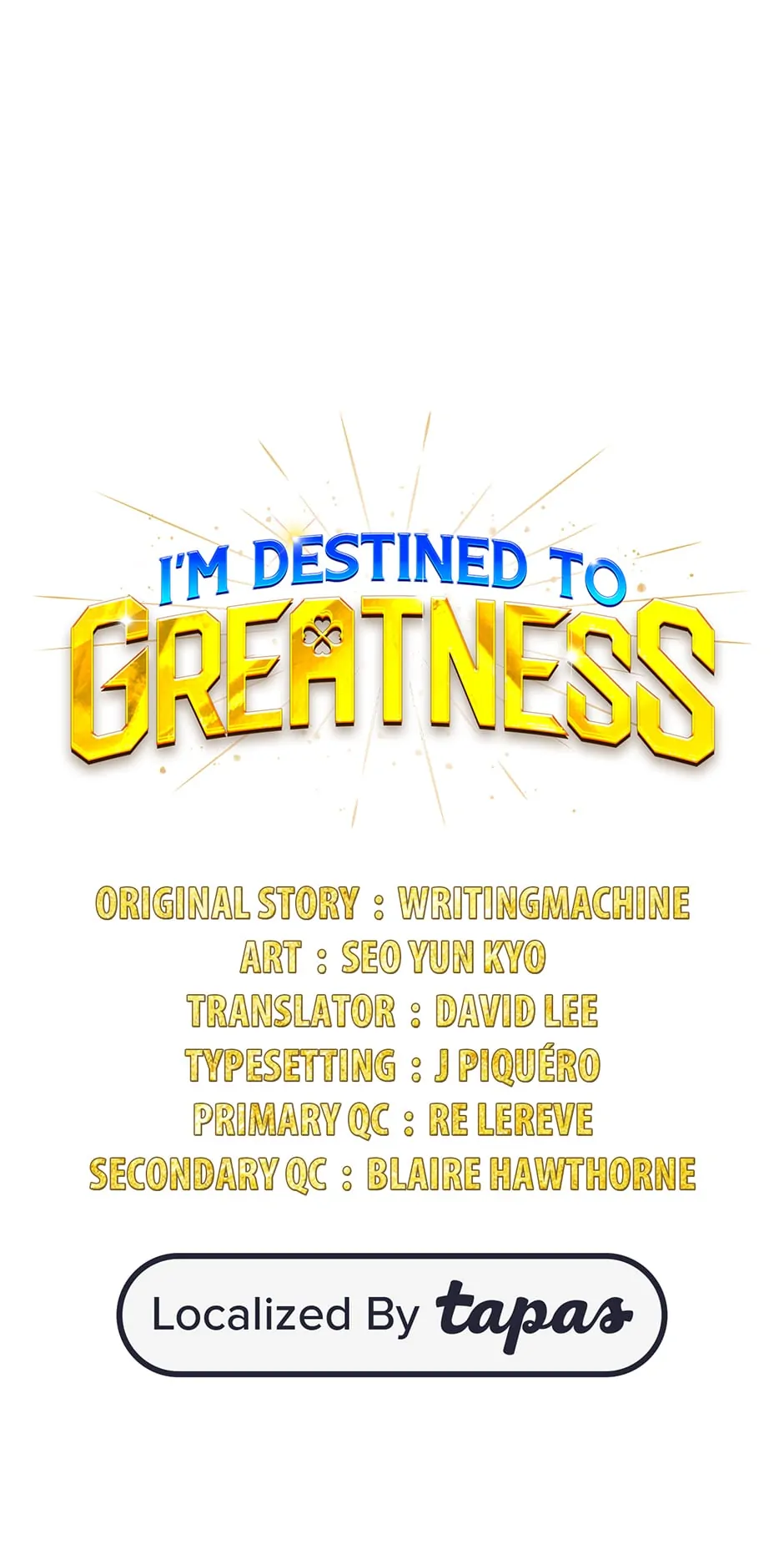Read I'm Destined to Greatness EN Manga Online