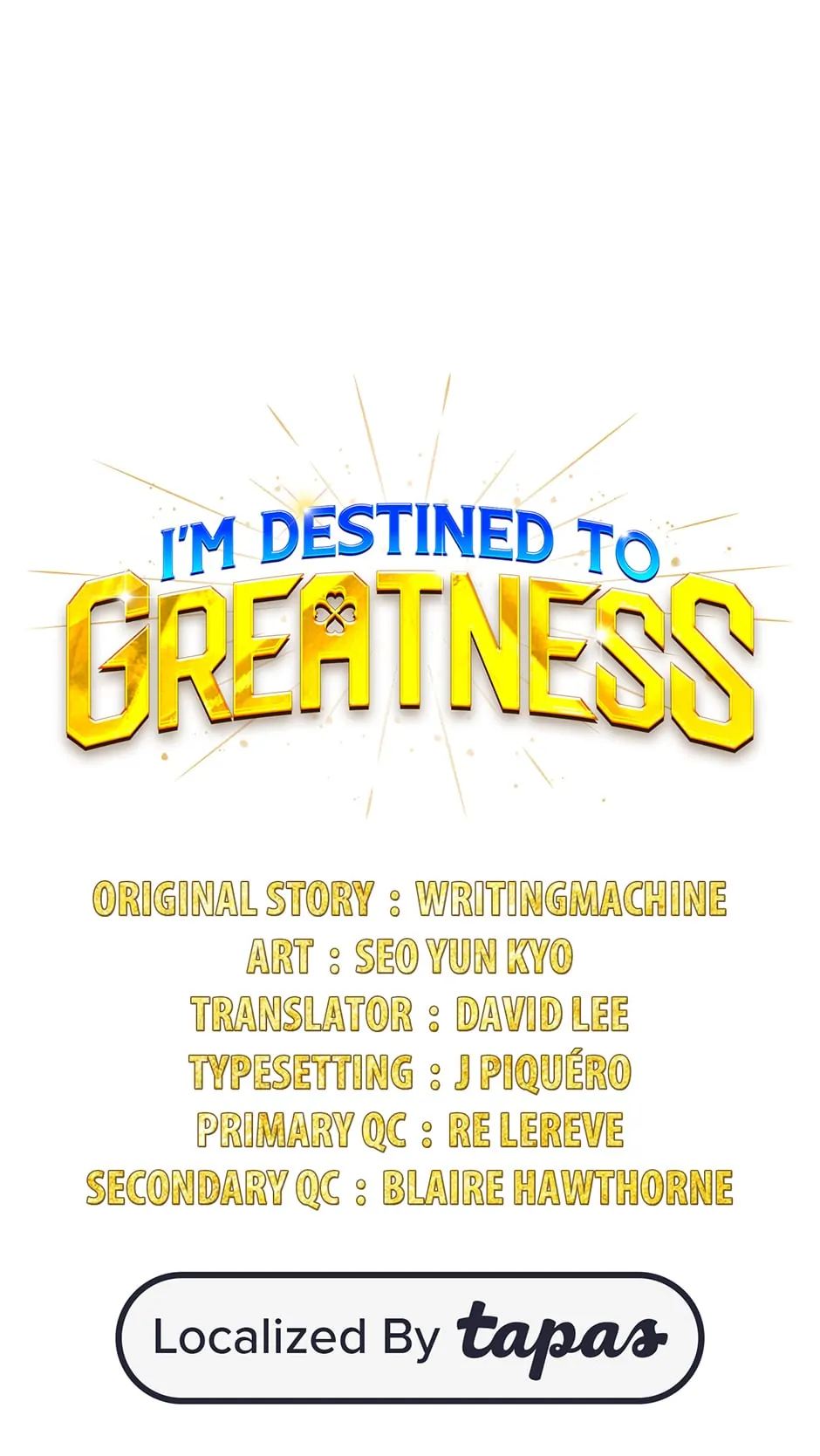 Read I'm Destined to Greatness EN Manga Online