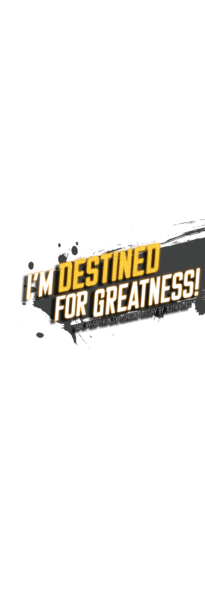 Read I'm Destined to Greatness EN Manga Online