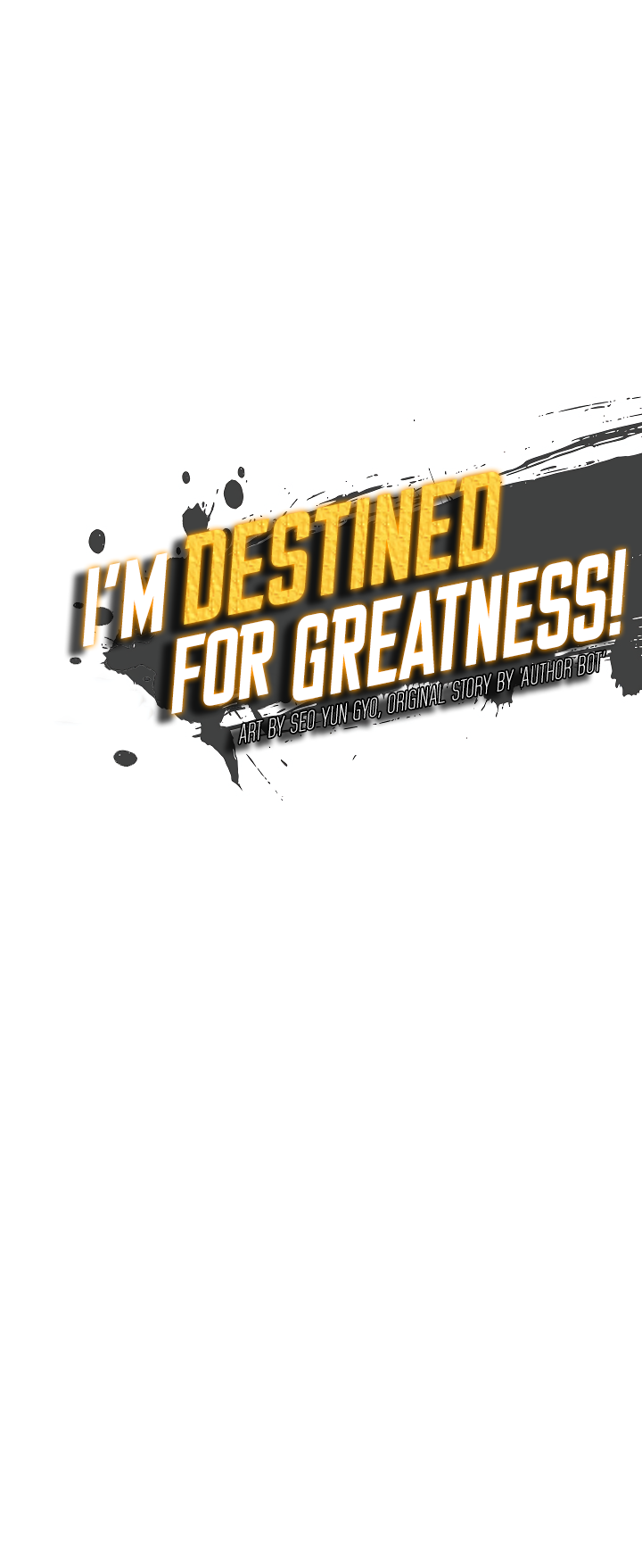 Read I'm Destined to Greatness EN Manga Online